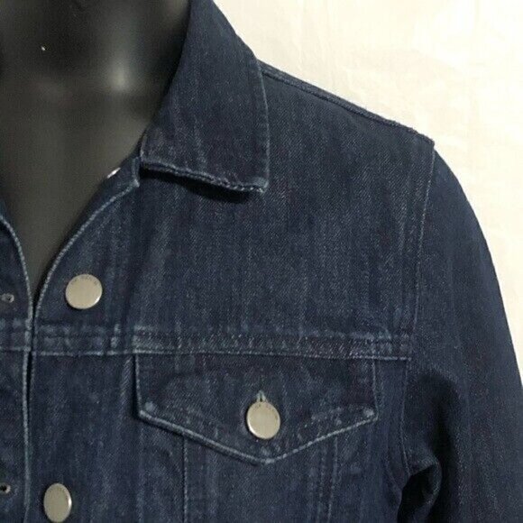 DRDenim Indigo Blue Denim Jean Jacket Size Small - Picture 3 of 8